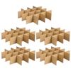 NULYLU 30-Piece Glass Packing Carton Inserts with Small Paper Grid Dividers view 1