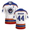 Off Campus Hockey Jersey Graham 44 & Logan 22 & Tucker 46 & Di Laurentis 66 Briar U Jersey Shirt Off Campus Merch Short-Sleeve Fashion Sports Hoodie Casual Streetwear Top Unisex Light Blue L view 1
