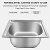 Stainless Steel Wall-Mounted Kitchen Sink with Faucet, Single Basin view 3