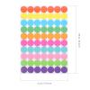 OATIPHO 20 Sheets Colorful Round Paper Dot Stickers, 1.9 cm view 2