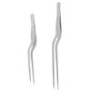 BESTOYARD 2-Piece Stainless Steel Cooking Tweezers for Precise Fish Bone Removal and Western Dishes view 1