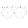 UPALDHOU Convertible Top Hydraulic Hoses for 1996–2005 Sebring, PVC/Brass Fittings HYDTH40 CS view 4