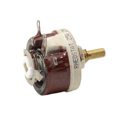 500 W BC1 High-Power Rheostat, Max. 1 kΩ, Rotary Variable Wirewound Resistor, Disc-Shaped