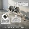 HGOuhK Stainless Steel Bar Foot Rail Set, 1.5 m/4.92 ft, Silver view 4