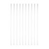 Glass Stirring Rods, 20 Borosilicate Glass Rods, Transparent Straight Rods (5 x 150 mm) view 2