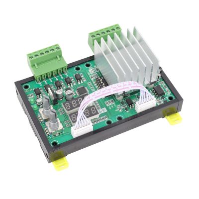 HUSHUI Stepper Motor Control Board with Potentiometer Adjustment for CNC Laser Engravers, Green PCB