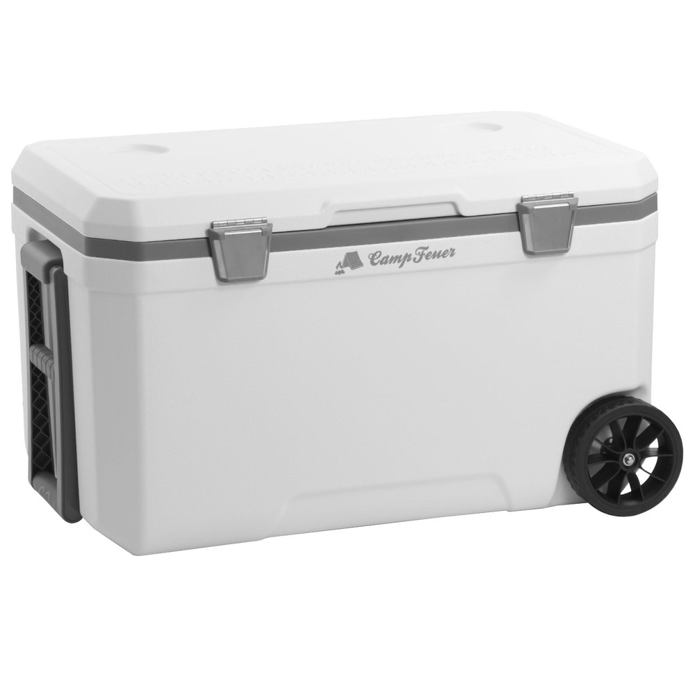 CampFeuer 70-Liter White Rolling Cooler with Wheels