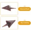 Kichvoe 100-Piece Brown Plastic Duck Beaks for Plush Toys and Animal Figures view 3