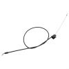 Brake Stop Cable Compatible with Craftsman and Roper Push Lawn Mowers, Replaces 290699, 183281, 198463, 532183281, for 917 Series Models, Black, 40.15 in. Inner, 53 in. Overall, Bent-End Design view 1