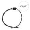 Brake Stop Cable Compatible with Craftsman and Roper Push Lawn Mowers, Replaces 290699, 183281, 198463, 532183281, for 917 Series Models, Black, 40.15 in. Inner, 53 in. Overall, Bent-End Design view 4