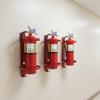 HOMSFOU Iron Fire Extinguisher Holder for 4 kg Powder Extinguishers, Adjustable Guide Rails, Double-Hole Mounting, 3-Pack view 4