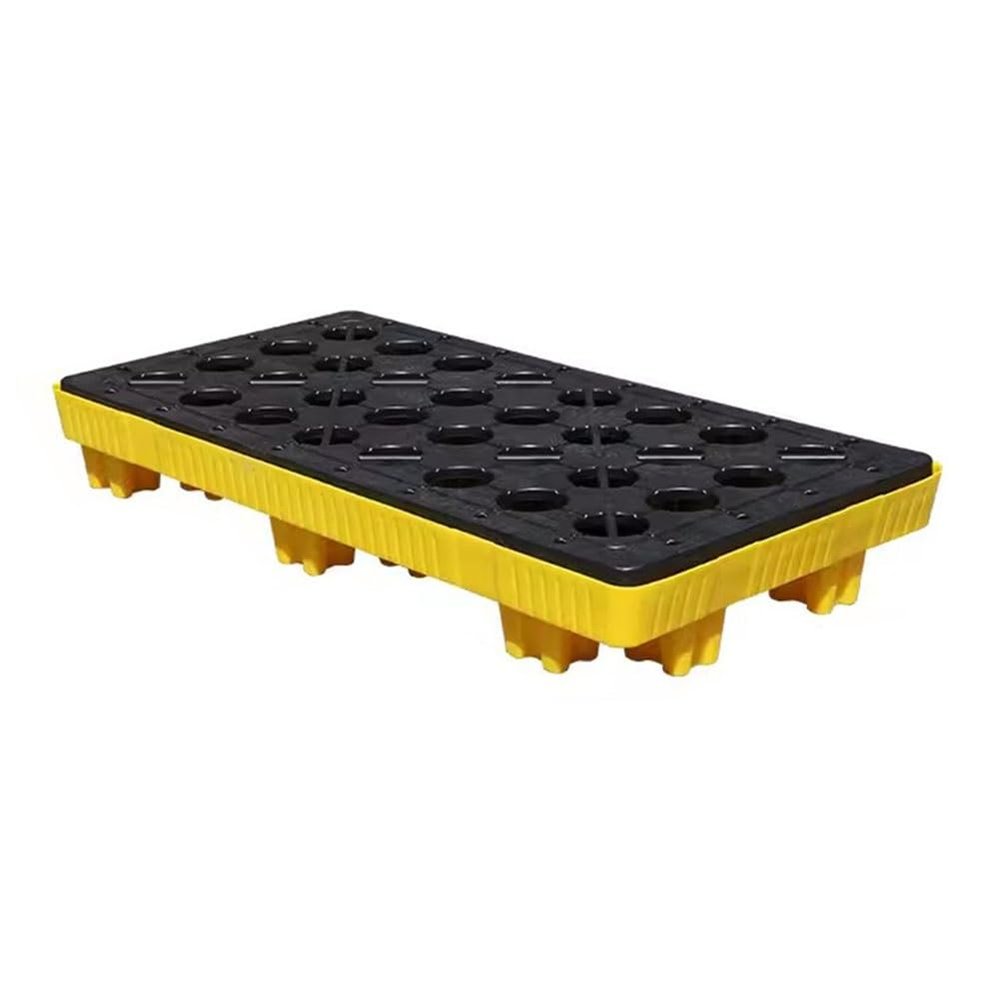 Industrial Spill Containment Platform for Spilled Liquids, Modular Spill Pallet, Plastic Spill Tray, 17 (120 x 60 x 18 cm) for Effective Leak Management and Safety