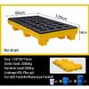 Industrial Spill Containment Platform for Spilled Liquids, Modular Spill Pallet, Plastic Spill Tray, 17 (120 x 60 x 18 cm) for Effective Leak Management and Safety view 2