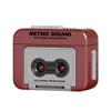 QOXEZY Mini Cassette Recorder Keychain, Retro Style, Portable, Red view 1