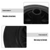 CRAFTHROU 2-Piece Replacement Wheels for 240 L Trash Cans view 3