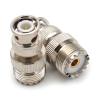 Elnwnnkc BNC Plug to SO239 UHF Jack PL-259 Coaxial Adapter view 1
