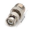 Elnwnnkc BNC Plug to SO239 UHF Jack PL-259 Coaxial Adapter view 3