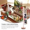Yardwe Japanese Sushi Flag, Classic Table Decoration for Izakaya and Restaurants view 4