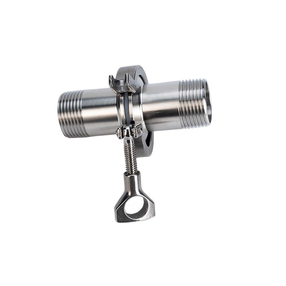 SS304 Stainless Steel Polished Clamp-Threaded Pipe Fitting Set, Fastener, Reducer (DN10–34)