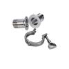 SS304 Stainless Steel Polished Clamp-Threaded Pipe Fitting Set, Fastener, Reducer (DN10–34) view 3