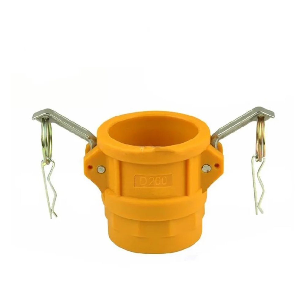 1 Pc DN15 to DN50 Camlock Coupling, 1/2 in to 2 in Quick-Disconnect PP Pipe Fitting (D, 1/2 in)