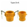 1 Pc DN15 to DN50 Camlock Coupling, 1/2 in to 2 in Quick-Disconnect PP Pipe Fitting (D, 1/2 in) view 2