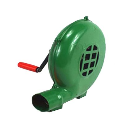 JOUFNING Hand-Crank Forge Blower, Manual BBQ Charcoal Starter, 200W