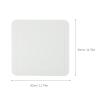 INOOMP 5-Piece Baseball Base Mat Set with Rubber Pitcher's Plate, White view 2