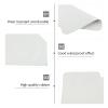 INOOMP 5-Piece Baseball Base Mat Set with Rubber Pitcher's Plate, White view 3