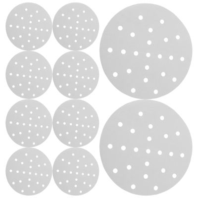 JEWEDECO 400-Piece Round Perforated Steamer Paper for Steamers and Air Fryers