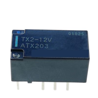 AQHYEBNSR 10-Piece TX2 Relay Set, TX2-3V/5V/12V/24V, 2A, DIP8 (12V)