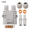 Male-to-Female Connector Set, 120A 1200V Waterproof High-Current Connector view 3
