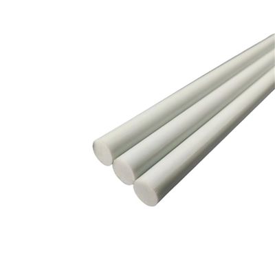 10 White Fiberglass Rods, 500 mm Long, 0.8–10 mm Diameter