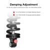 Mountain Bike Rear Shock, Adjustable Damping, 550 lb, 190 mm view 3