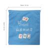 TOYANDONA Large Mahjong Organizer Bag, Oxford Fabric, Blue view 2