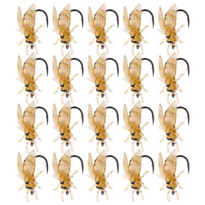 Generic Fly Fishing Lures, 20-Piece Artificial Flies