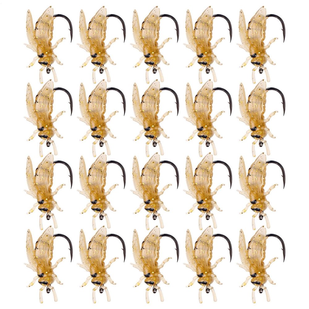 Generic Fly Fishing Lures, 20-Piece Artificial Flies