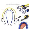 YsXoWiui Elastic Bungee Cord with Hooks, Durable Luggage Strap, Green view 4