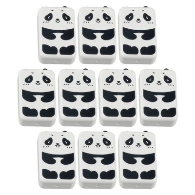 Adorainbow 10-Pack Small Panda Erasers, Non-Toxic Rubber, Won’t Damage Paper, for Students and Artists