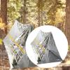 KAJNBN Emergency Tube Tent, 2-Pack, Disposable Emergency Shelter for Outdoor Use and Hiking view 4