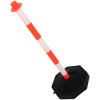 Toyvian High-Visibility Plastic Safety Bollard with Movable Design view 1