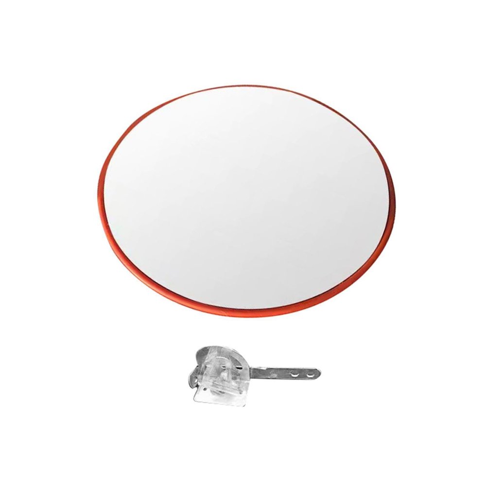 KTUXZCI Convex Safety Mirror, 60 cm, Indoor/Outdoor, 220° Wide Viewing Angle