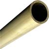 Round Brass Tube, 6 mm OD, 0.22 mm Wall, 0.5 m Long, Precision Seamless (100 x 2.5 mm) view 1