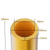 Round Brass Tube, 6 mm OD, 0.22 mm Wall, 0.5 m Long, Precision Seamless (100 x 2.5 mm) view 2