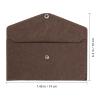 IWOWHERO Felt Button-Closure Envelopes, 10-Pack, Small Organizer Pouches for Cell Phones and Stationery view 2