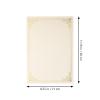 Luxshiny Certificate Paper for Graduation, 10 Sheets, Blank Diploma Certificates with Stylish Borders view 2