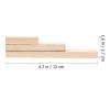 Rectangular Presentation Stand for Insect Specimens, 1 Piece, Beige Wood view 2