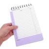 JEWEDECO 2-Pack Purple Desktop Notepads with Thick, Smooth Pages and Spiral Binding, Planning Notebooks with Tear-Off Pages for Task Lists and Minimalist Design view 4