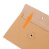 Toddmomy 20-Piece Brown Kraft Paper Envelopes with Wrap Closure, Retro Style view 3