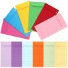 VICASKY 12-Piece Colorful Paper Budget Envelopes for Cash Budgeting and Budget Binder Accessories view 1